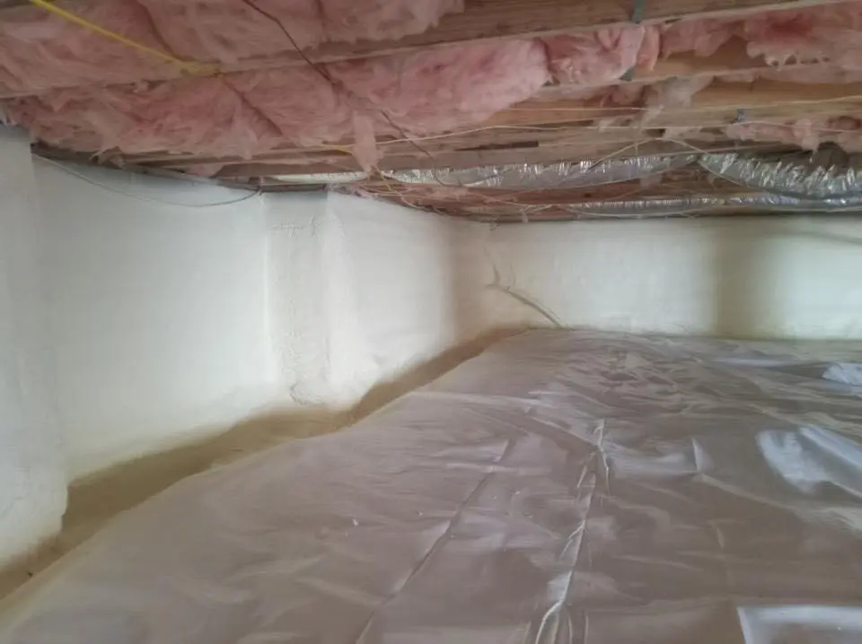 Crawl space encapsulation with closed-cell spray foam for Roof Leak Repair in Cape Coral